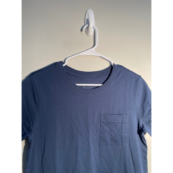 Pact Organic Cotton Tee Dress in French Navy Size Small Granola Girl Casual - Picture 3 of 10